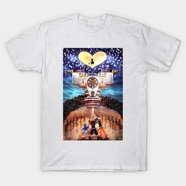 The Final Battle (Kingdom Hearts 3 Poster) T-Shirt by Arcanekeyblade5